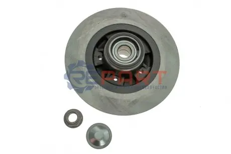 Фото Диск гальмівний (задній) Renault Kangoo 08- (274х11) (+ABS) (з підшипником) SNR NTN (KF15594U) зображення 1