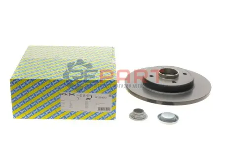 Фото Диск гальмівний (задній) Citroen Berlingo/Peugeot Partner 08- (268х12) (+ABS) (з підшипником) SNR NTN (KF15962U) зображення 1