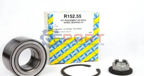 Підшипник маточини (передньої) Ford Fiesta -08 (+ABS) SNR NTN R15255 Купити в Україні