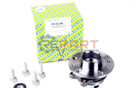 Фото Підшипник маточини (передньої) Renault Laguna III 2.0-3.0 dCI 07- (знятий з виробництва) SNR NTN (R155.86) зображення 1