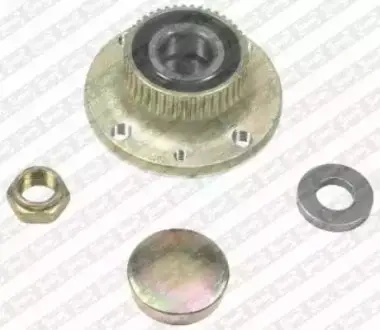 Комплект підшипника колеса задн ALFA ROMEO 145, 146 FIAT BARCHETTA, BRAVA, BRAVO I, MAREA, PALIO, PUNTO, SIENA LANCIA Y 1.0-2.4D 09.93 SNR NTN R158.39