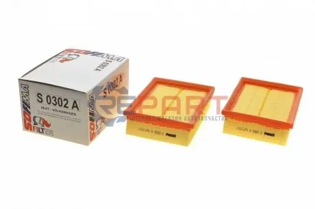 Фото Фільтр повітряний VW Caddy II 1.4 i 95-04/Polo III 1.0-1.4 i 99-01/Seat Arosa 1.0-1.4 i 97-04 SOFIMA (S0302A) зображення 1