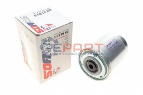 Фото 1 — Фільтр паливний Ford Transit 2.5DI/TD 91-00 SOFIMA (S0319NC) Фото Фільтр паливний Ford Transit 2.5DI/TD 91-00 SOFIMA (S0319NC) зображення 1