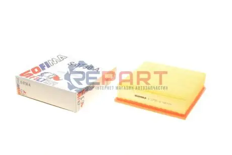 Фото Фільтр повітряний VW T2 -92/ Audi 100 -90/Lada 2110-2112/Kalina 04- SOFIMA (S0730A) зображення 1