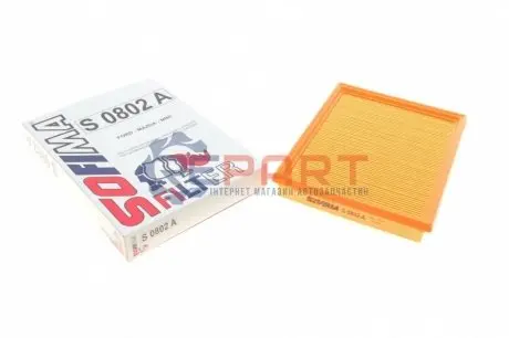 Фото 1 — Фільтр повітряний Mini Cooper (АКПП) 1.6 01-06 SOFIMA (S0802A) Фото Фільтр повітряний Mini Cooper (АКПП) 1.6 01-06 SOFIMA (S0802A) зображення 1