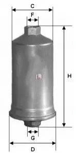 Паливний фільтр VOLVO 240, 260 ALFA ROMEO 155, 33 AUDI 100 C2, 200 C2, 80 B2 CITROEN JUMPER I FERRARI 400 I, 412 I, 512 BB FIAT COUPE, CROMA, DUCATO, PUNTO, TEMPRA, TIPO 1.0-6.5 01.71 SOFIMA S1504B Купити в Україні