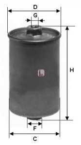 Фильтр топлива - (447133511, 443133511, 477133511) SOFIMA S1507B (фото 1)