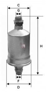 Фільтр палива SOFIMA S1574B (фото 1)