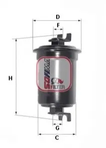 Паливний фільтр SOFIMA S1650B Купити в Україні