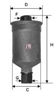 Фильтр топлива SOFIMA S1659B (фото 1)