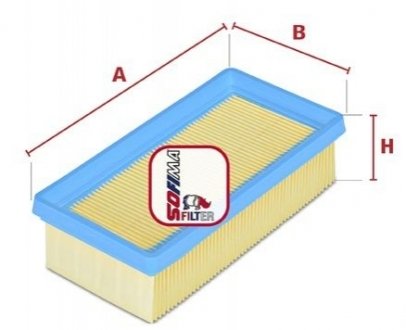 Фільтр повітряний SOFIMA S1780A (фото 1)