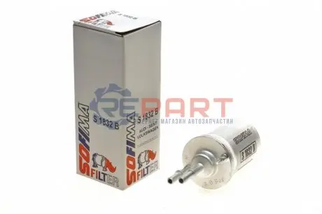 Фото 1 — Фільтр паливний Skoda Fabia/VW Polo 1.2/1.4 01- (OE line) SOFIMA (S1832B) Фото Фільтр паливний Skoda Fabia/VW Polo 1.2/1.4 01- (OE line) SOFIMA (S1832B) зображення 1