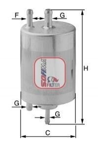 Фільтр паливний SOFIMA S1958B (фото 1)