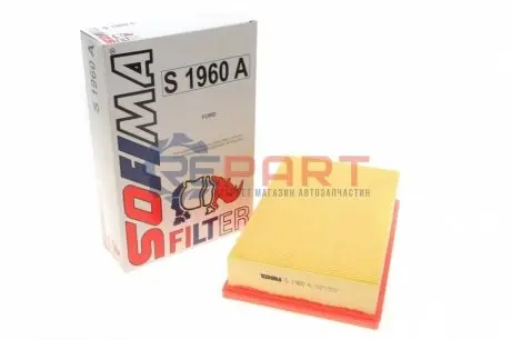 Фото 1 — Фільтр повітряний Ford Transit 2.0-2.4 D 00-/Nissan Pathfinder 2.5-3.0dCi 06- SOFIMA (S1960A) Фото Фільтр повітряний Ford Transit 2.0-2.4 D 00-/Nissan Pathfinder 2.5-3.0dCi 06- SOFIMA (S1960A) зображення 1