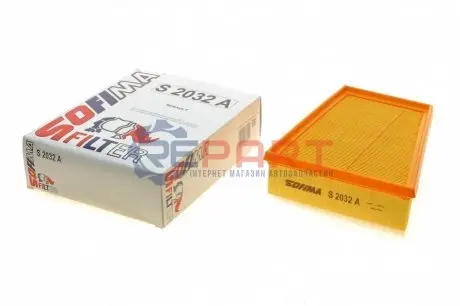 Фото Фільтр повітряний Renault Megane III/Fluence/Scenic 1.2-1.9 i/dCi 08- SOFIMA (S2032A) зображення 1