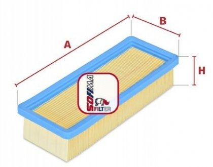 Фільтр повітряний SOFIMA S2310A (фото 1)