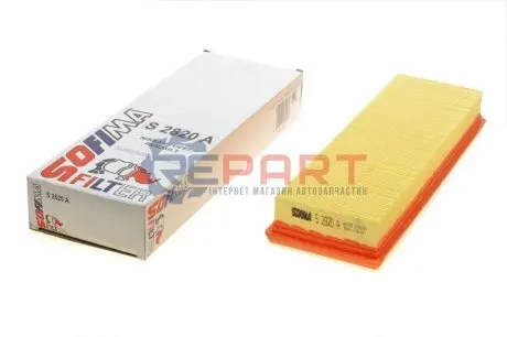 Фото Фільтр повітряний Renault Master/Kangoo/Trafic/Opel Vivaro/Nissan Primastar 1.9dCi 01- SOFIMA (S2820A) зображення 1