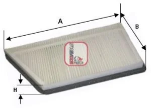 Фільтр салону Peugeot 206/206+ 98 SOFIMA S3044C