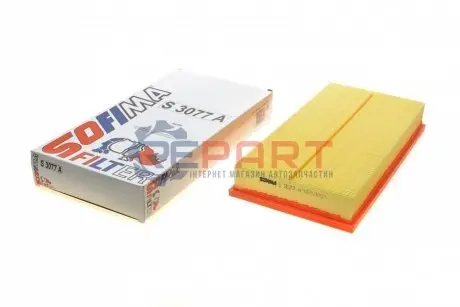 Фото Фільтр повітряний VW Golf/Audi A3/TT 97-06/Skoda Octavia 97-10/Seat Toledo 1.6-3.2 i/1.9TDI/SDI 98-06 SOFIMA (S3077A) зображення 1