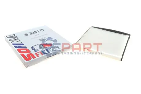 Фільтр салону Volvo S60/S70/S80/V70/XC90 2.0-3.2 97-14 SOFIMA S3091C