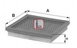 Фильтр воздушный - S 3100 A (077129620D, 077129620A) SOFIMA S3100A (фото 1)