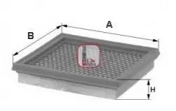Фото Фільтр повітряний Audi A8 2.5-4.2 94-02/Skoda SuperB 2.5TDI 01-08 SOFIMA (S3100A) зображення 1