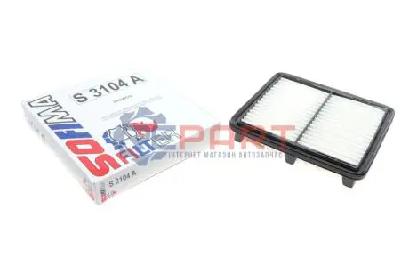 Фото 1 — Фильтр воздушный SOFIMA (S3104A) Фото Фильтр воздушный SOFIMA (S3104A) изображение 1