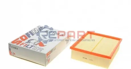 Фото Фільтр повітряний VW Passat B5/Audi A6 2.5 TDI 97-05/A4 2.5 TDI 97-01 SOFIMA (S3109A) зображення 1