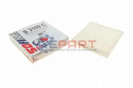 Фото 1 — Фільтр салону Suzuki SX4 1.5-2.0 i/D 06-/Swift 1.2-1.6 i/1.3D 05-/Honda Jazz II 1.2-1.3 i 02-08 SOFIMA (S3109C) Фото Фільтр салону Suzuki SX4 1.5-2.0 i/D 06-/Swift 1.2-1.6 i/1.3D 05-/Honda Jazz II 1.2-1.3 i 02-08 SOFIMA (S3109C) зображення 1