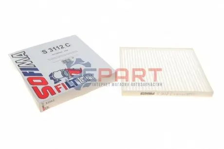 Фото Фільтр салону Hyundai Tucson 04-10/i40 11-/ix35 09-/KIA Rio 05-/Sportage 94- SOFIMA (S3112C) зображення 1