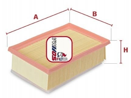 Повітряний фільтр SOFIMA S3180A (фото 1)