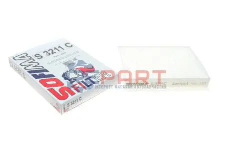 Фото Фільтр салону Fiat 500L/500X 12-/Jeep Compass/Renegade 17- SOFIMA (S3211C) зображення 1