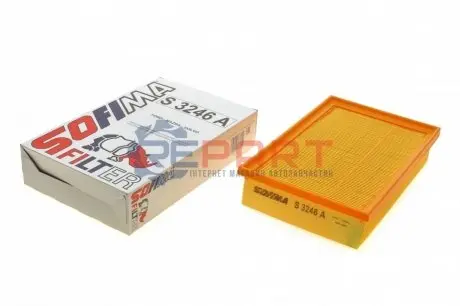 Фото Фільтр повітряний Ford Focus 1.6TDCI 03-12/Mazda 3 1.6 D 04-09/Volvo S40 1.6 D 05-12 SOFIMA (S3246A) зображення 1