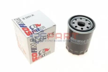 Фото Фільтр масляний Toyota Corolla 87-/Camry 83- SOFIMA (S3251R) зображення 1