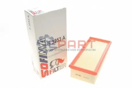 Фото Фільтр повітряний Smart Forfour 1.1-1.5 i 04-06/Mitsubishi Colt 1.1-1.5 i 04-12 SOFIMA (S3253A) зображення 1