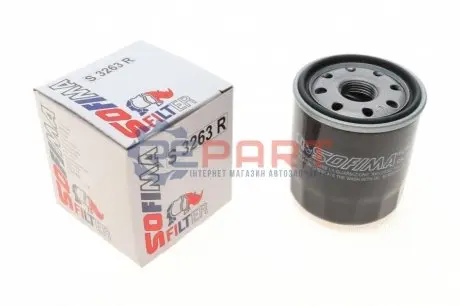 Фото Фільтр масляний Toyota Avensis 2.0-2.4 00-08/ Celica 1.6-2.0 87-05 SOFIMA (S3263R) зображення 1