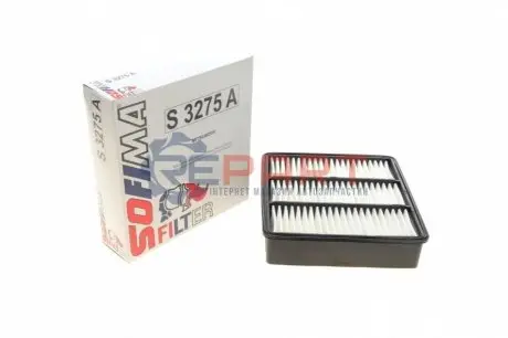 Фото Фільтр повітряний Mitsubishi Colt V/Galant VI/Lancer/Outlander 1.3-2.4TDI 95- SOFIMA (S3275A) зображення 1