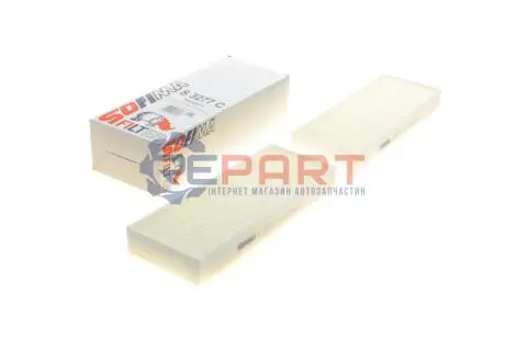 Фото 1 — Фільтр салону Peugeot 308 13- (к-кт 2 шт.) SOFIMA (S 3277 C) Фото Фільтр салону Peugeot 308 13- (к-кт 2 шт.) SOFIMA (S 3277 C) зображення 1