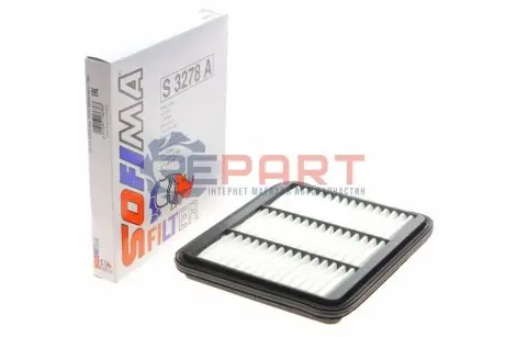 Фото Фільтр повітряний Daewoo Matiz 0.8/1.0SOHC 00- SOFIMA (S3278A) зображення 1