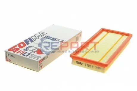 Фото Фільтр повітряний Fiat Punto 1.4 i 10-/Alfa Romeo Mito 1.4 i 10- (OE line) SOFIMA (S3353A) зображення 1