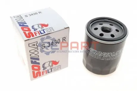Фото Фільтр масляний Fiat Panda/Uno/Lancia Delta/Thema 2.0 HF 78-94 SOFIMA (S3430R) зображення 1