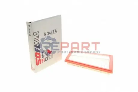 Фото Фільтр повітряний MB (W211) OM642 (R) SOFIMA (S3463A) зображення 1