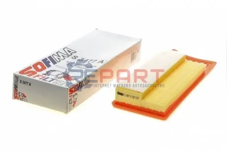 Фото 1 — Фільтр повітряний Fiat Panda 12-/Doblo 1.3D Multijet 10-/Peugeot Bipper 1.3 HDi 10- SOFIMA (S3477A) Фото Фільтр повітряний Fiat Panda 12-/Doblo 1.3D Multijet 10-/Peugeot Bipper 1.3 HDi 10- SOFIMA (S3477A) зображення 1