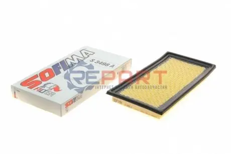 Фото Фільтр повітряний Dodge Caliber 1.8-2.4 06-/ Jeep Compass 2.4 06-/Patriot 2.2-2.4 08-17 SOFIMA (S3498A) зображення 1