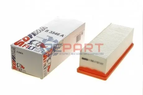 Фото 1 — Фільтр повітряний Dacia Duster/Sandero/Logan 1.5dci 10- SOFIMA (S3546A) Фото Фільтр повітряний Dacia Duster/Sandero/Logan 1.5dci 10- SOFIMA (S3546A) зображення 1