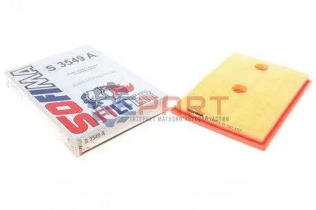 Фото Фільтр повітряний Audi A3/Q3/Skoda Octavia/Rapid/SuperB/VW Caddy/Golf/Passat/Sharan 1.2/1.4TSI 11- SOFIMA (S3549A) зображення 1