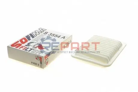 Фото Фільтр повітряний Toyota Auris/Avensis/Corolla/RAV 4 III/RAV 4 IV/Yaris 1.2-2.0 07- SOFIMA (S3554A) зображення 1