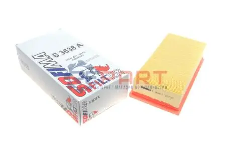 Фото Фільтр повітряний Citroen C3/Peugeot 208/308 1.0/1.2VTi/PureTech 12- SOFIMA (S3638A) зображення 1