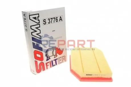 Фільтр повітряний BMW 5 (F10) 09-13/7 (F01) 2.5/3.0i 09-15 (N53/N52) SOFIMA S3776A Купити в Україні