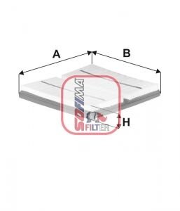 Фільтр повітряний Audi A3/Seat Leon/Skoda Fabia III/VW Polo 1.0TSI 14- SOFIMA S 3A51 A